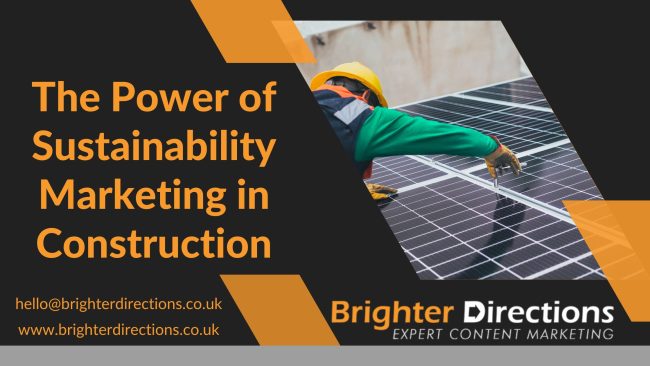 sustainability construction