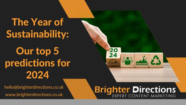 The year of sustainability